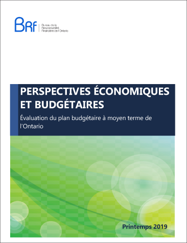 Perspectives économiques et budgétaire, Printemps 2019